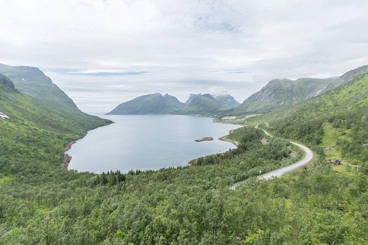View from Bergbotn Overlook