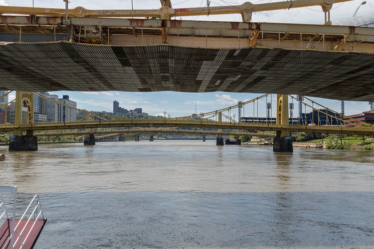 Rachel Carson, Andy Warhol and Roberto Clemente Bridges