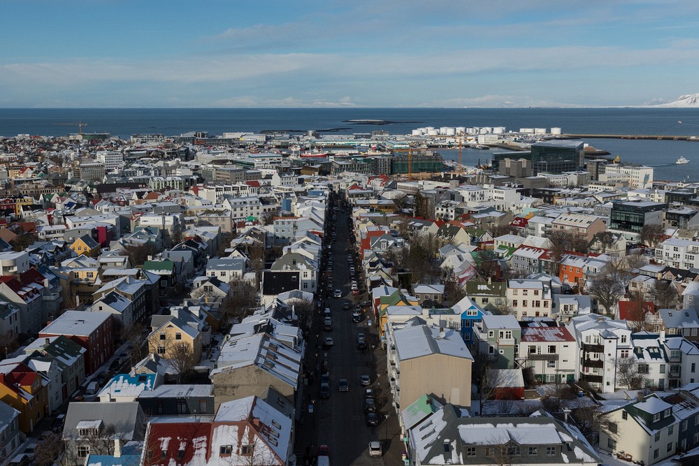 Sk�lav�r�ust�gur street, Reykjavik