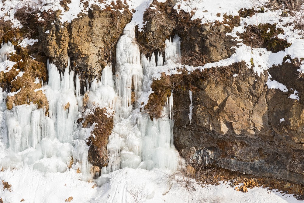 Icy cliffs