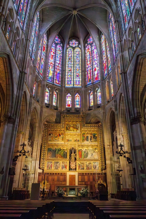 Catedral de Leon - main altar (13th century)