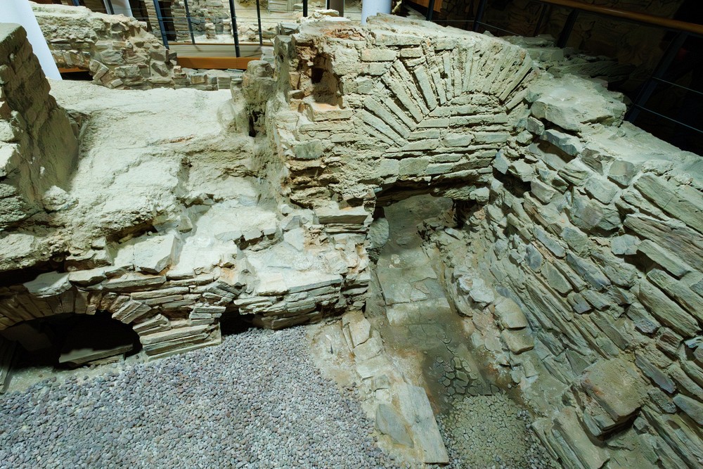 Astorga - Roman bath ruins