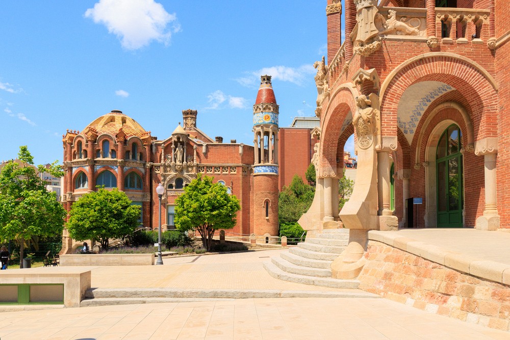 Recinte Modernista de Sant Pau (Lluis Domenech i Montaner)