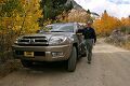 Dave and new car in Lundy Canyon