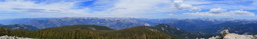Panorama from Mitchell Peak