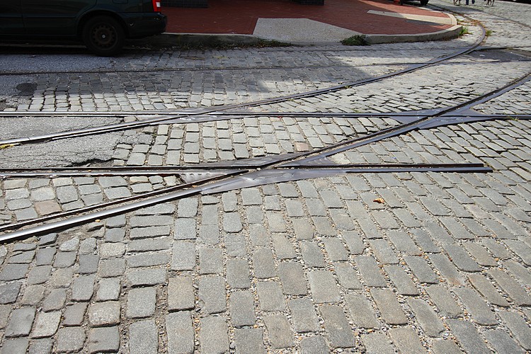 Fells Point tracks to nowhere