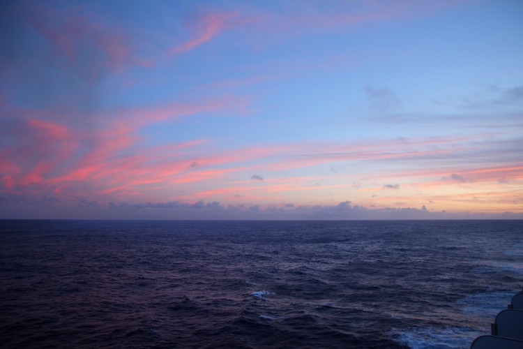 Sunrise at Sea - December 26, 2010