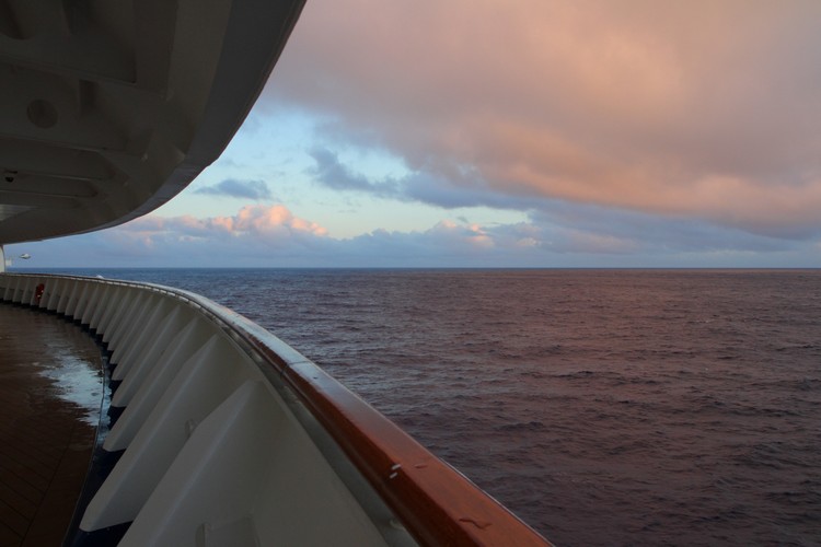 Sunset at Sea - December 26, 2010