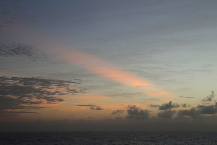 Sunset at Sea - December 29, 2010