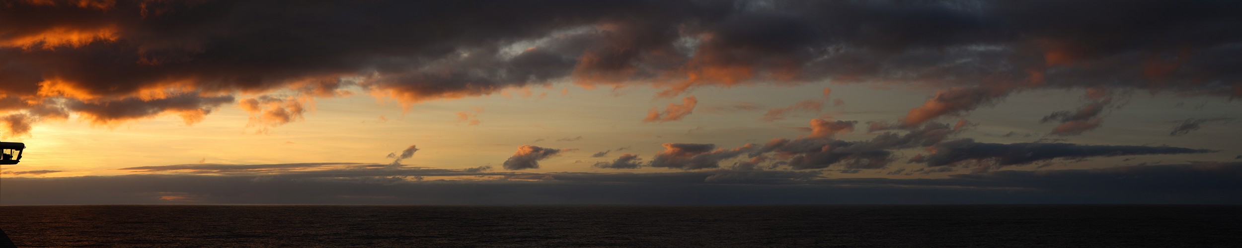 Sunset at Sea - December 23, 2010