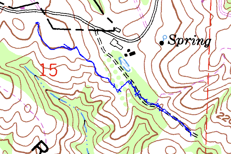 Monte Bello Topographic Map