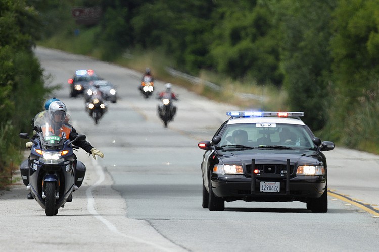 Clearing the road for the race