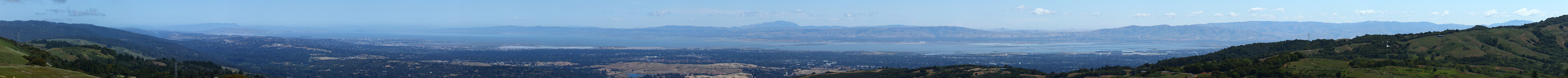 San Francisco Bay from Borel Hill
