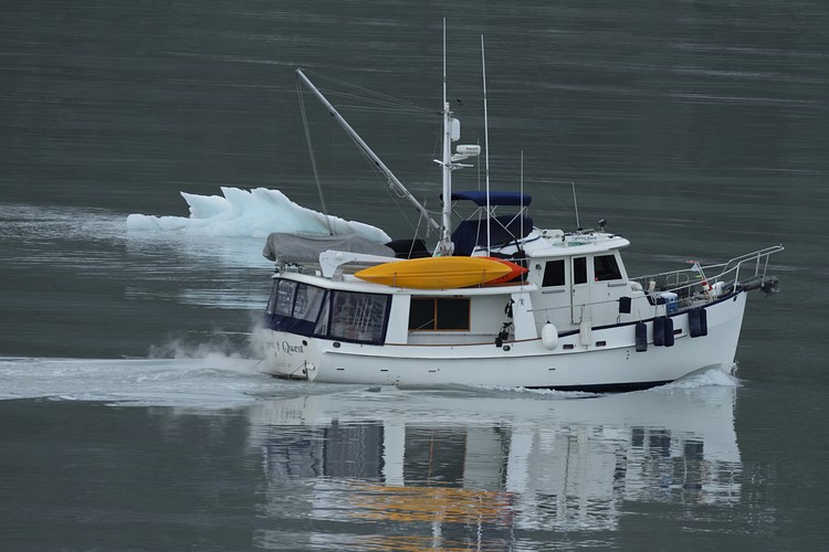 Boat in Glacier Bay