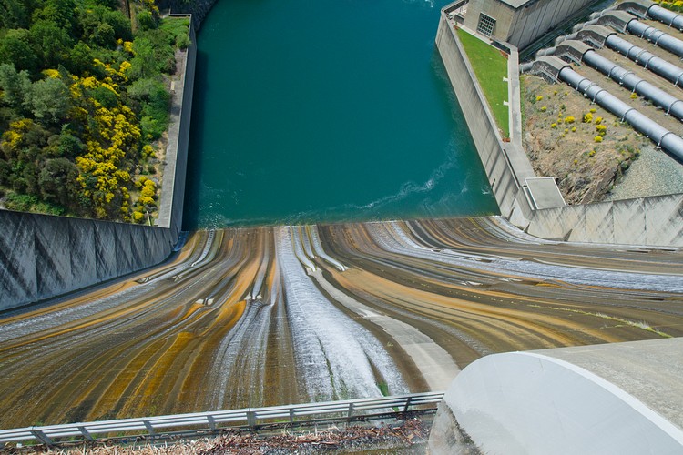 Shasta Dam spillway