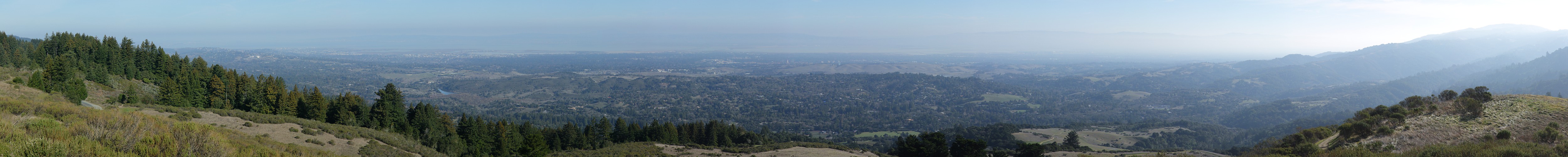 San Francisco Bay from Windy Hill