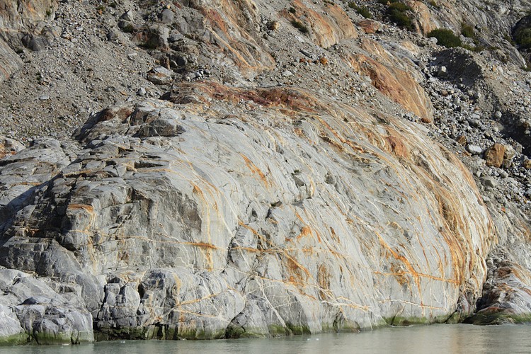 Glacial-carved granite
