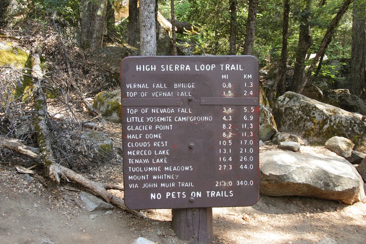 End of the hike