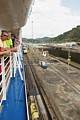 Island Princess at Pedro Miguel Locks - Gatun Lake level