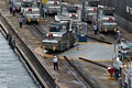 Electric mules at Gatun Locks