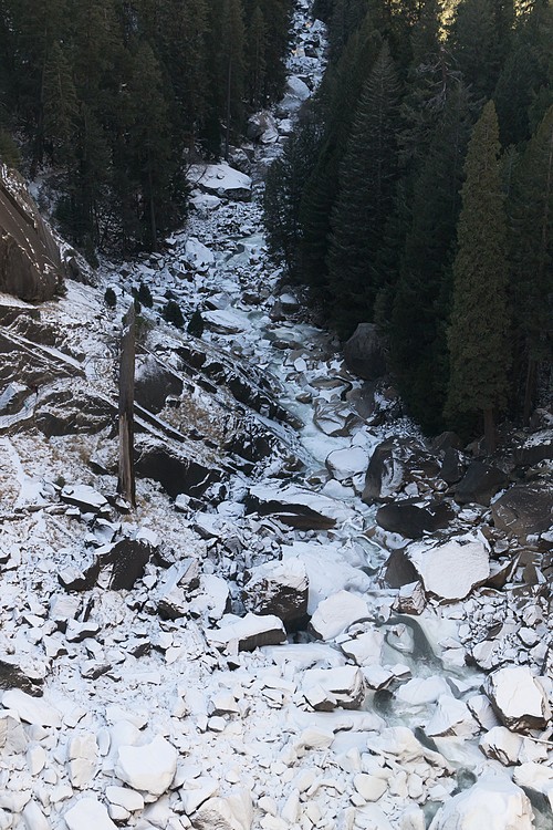 Merced River below Vernal Fall