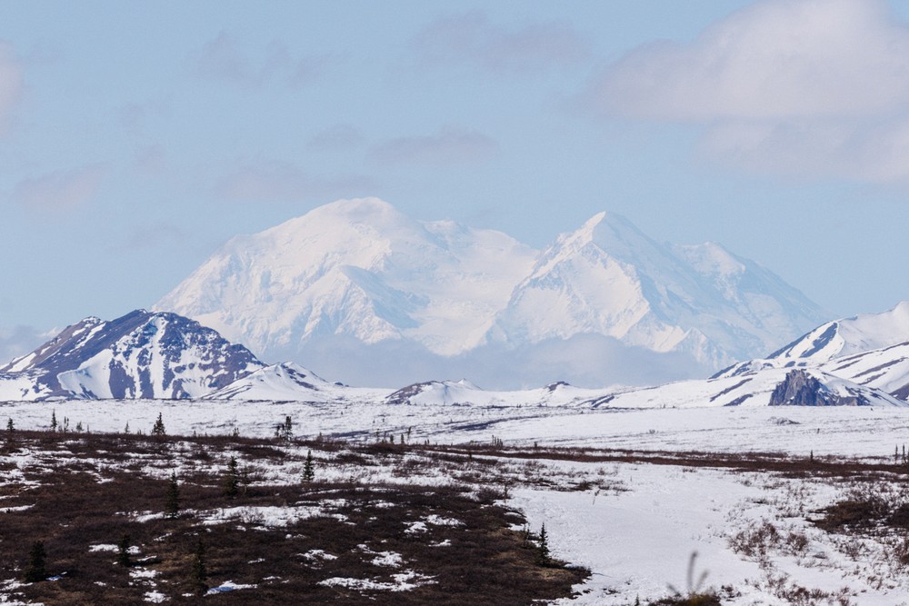 Denali - elevation 20,310 feet (6,190 meters)