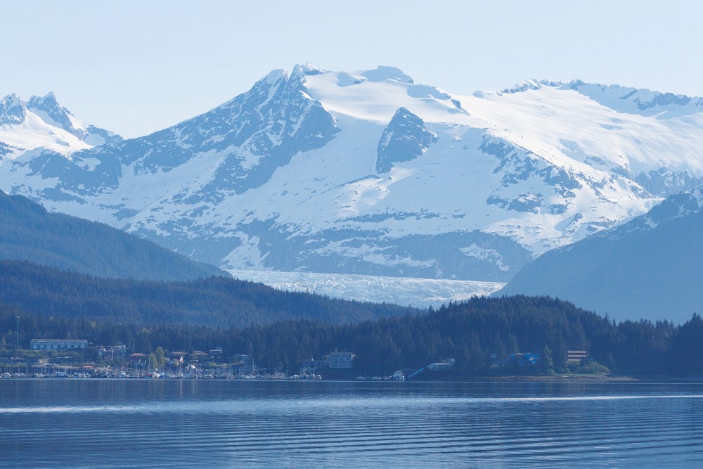 Mendenhall Glacier from Auke Bay