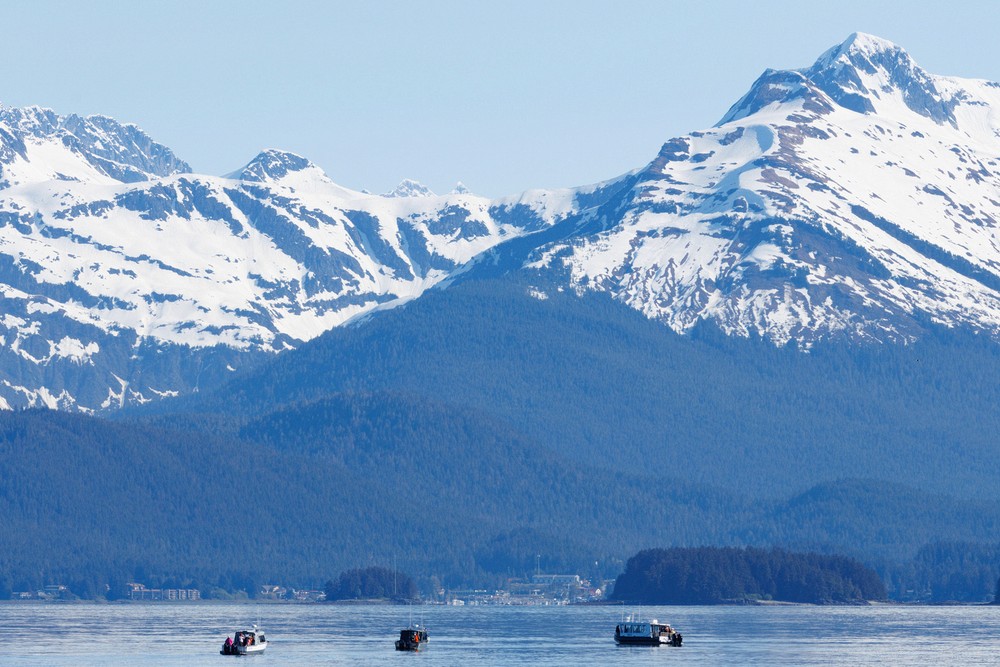 Fishing boats in Auke Bay