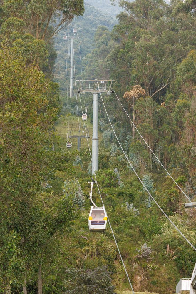 Bottom of Teleferico Quito