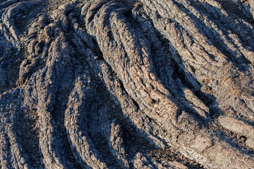 Pahoehoe lava