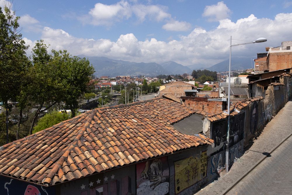 Cuenca and the Cajas (distant)