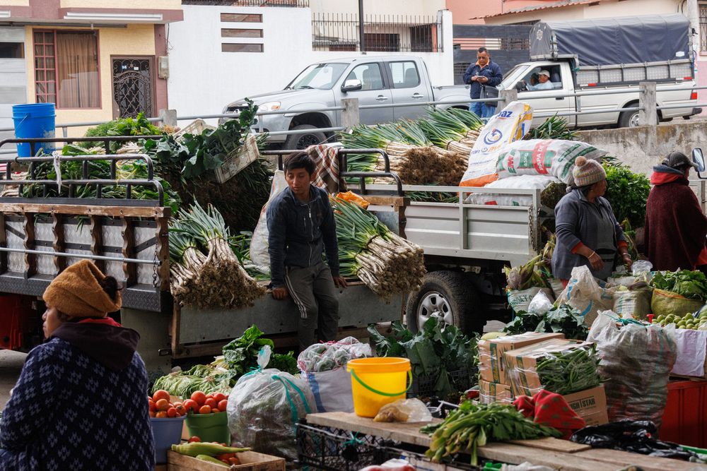 Pelileo market