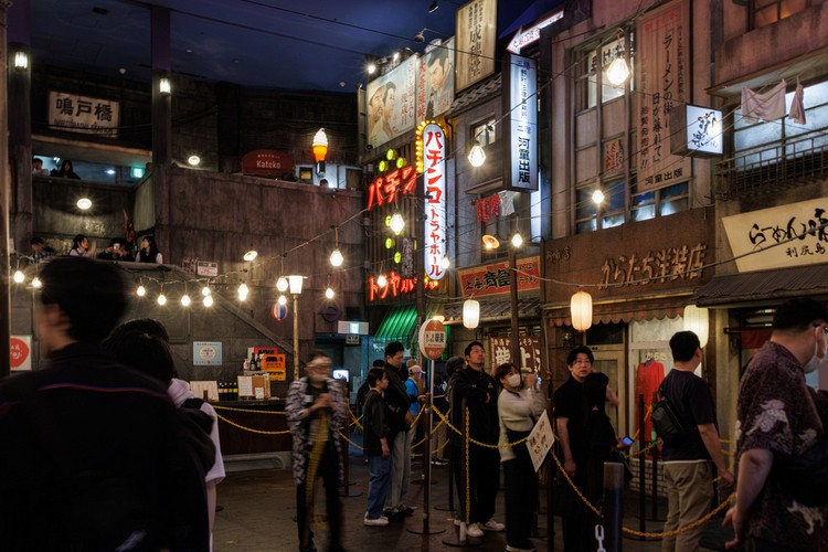 Shin-Yokohama Ramen Museum interior