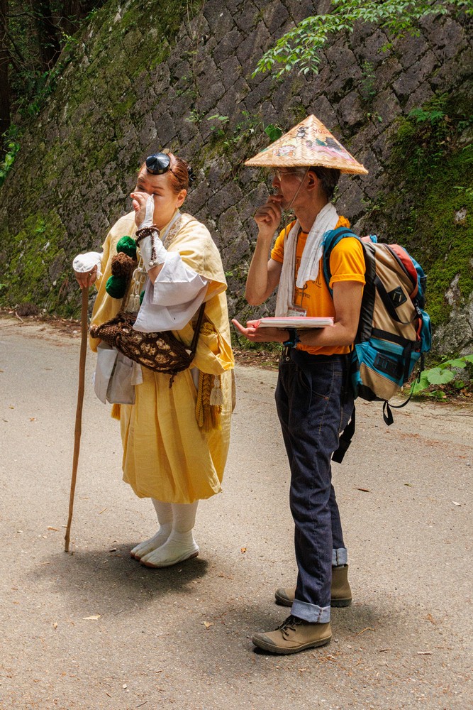 Yamabushi and our guide Carl