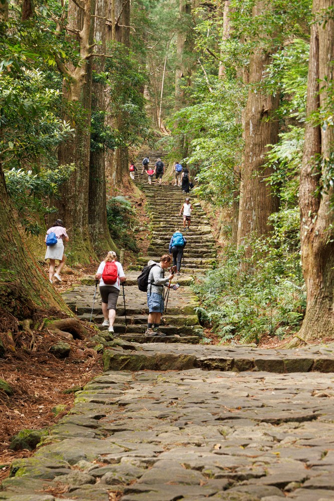 Daimonzaka toward Kumano Nachi Taisha