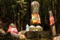 Memorial stone jizos