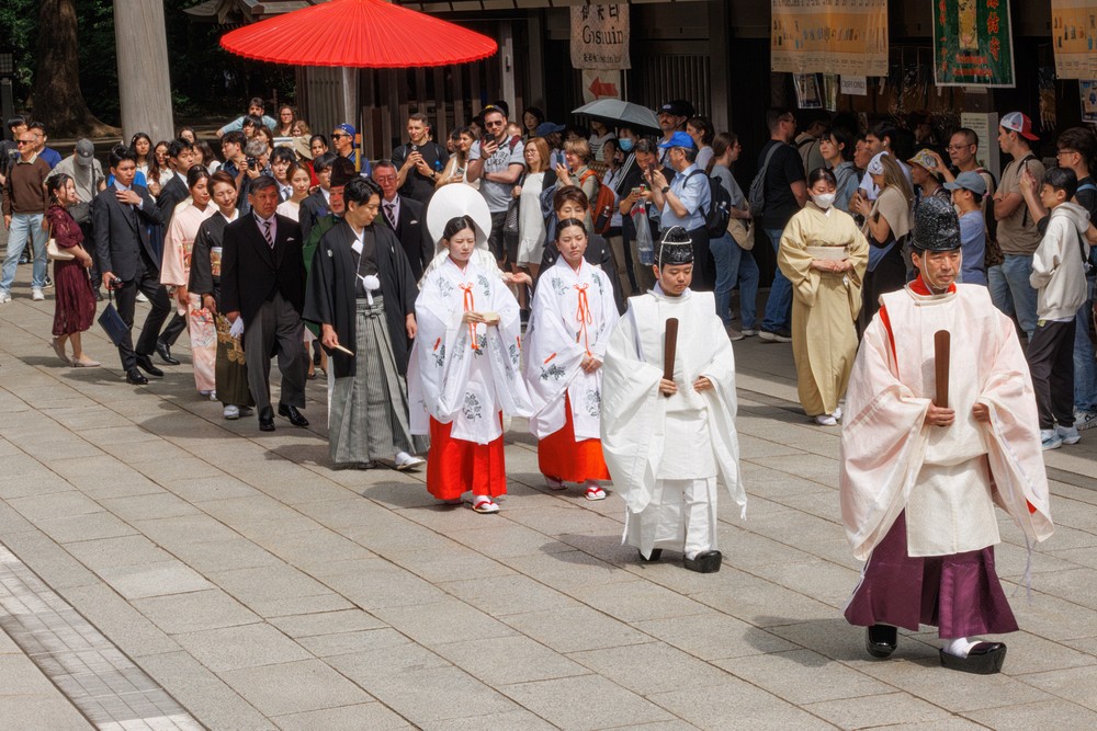 Meiji Shrine - Shinto wedding